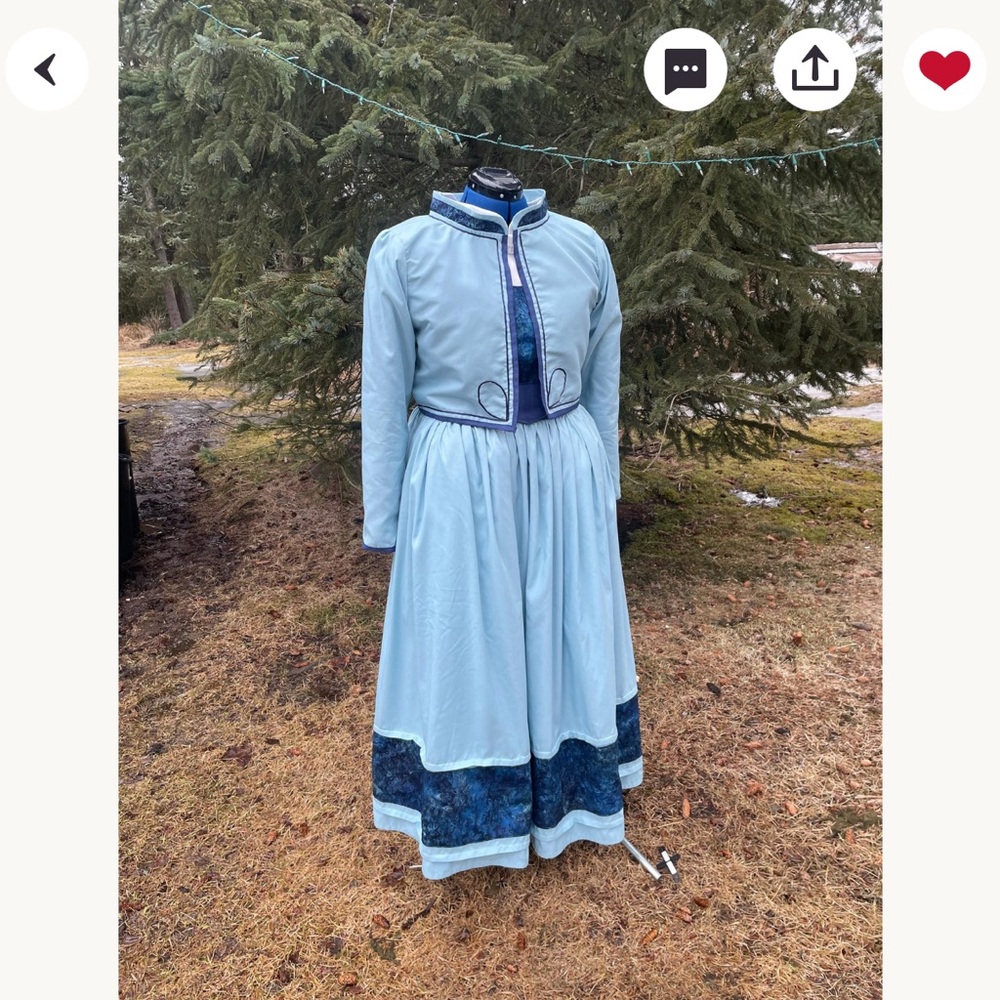 Handmade Adult Women’s Elsa Costume